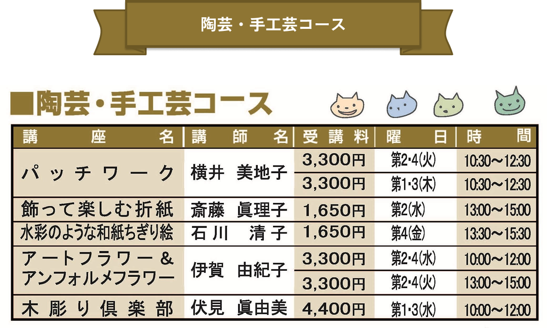 講座案内料金表05